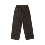 Haleine Drawstring Faux Leahter Pants Brown (VB302)