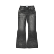 MJD Flared Denim Pants Black
