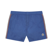 Moncler Tricolor Detail Swim Shorts Royal Blue - 22SS