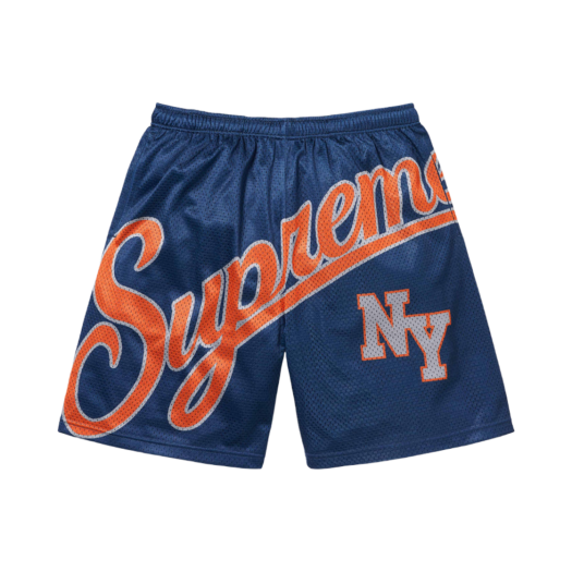 ウェア Supreme Big Script Mesh Short Supreme Supreme Big Script Mesh Shorts 'White Black Gold