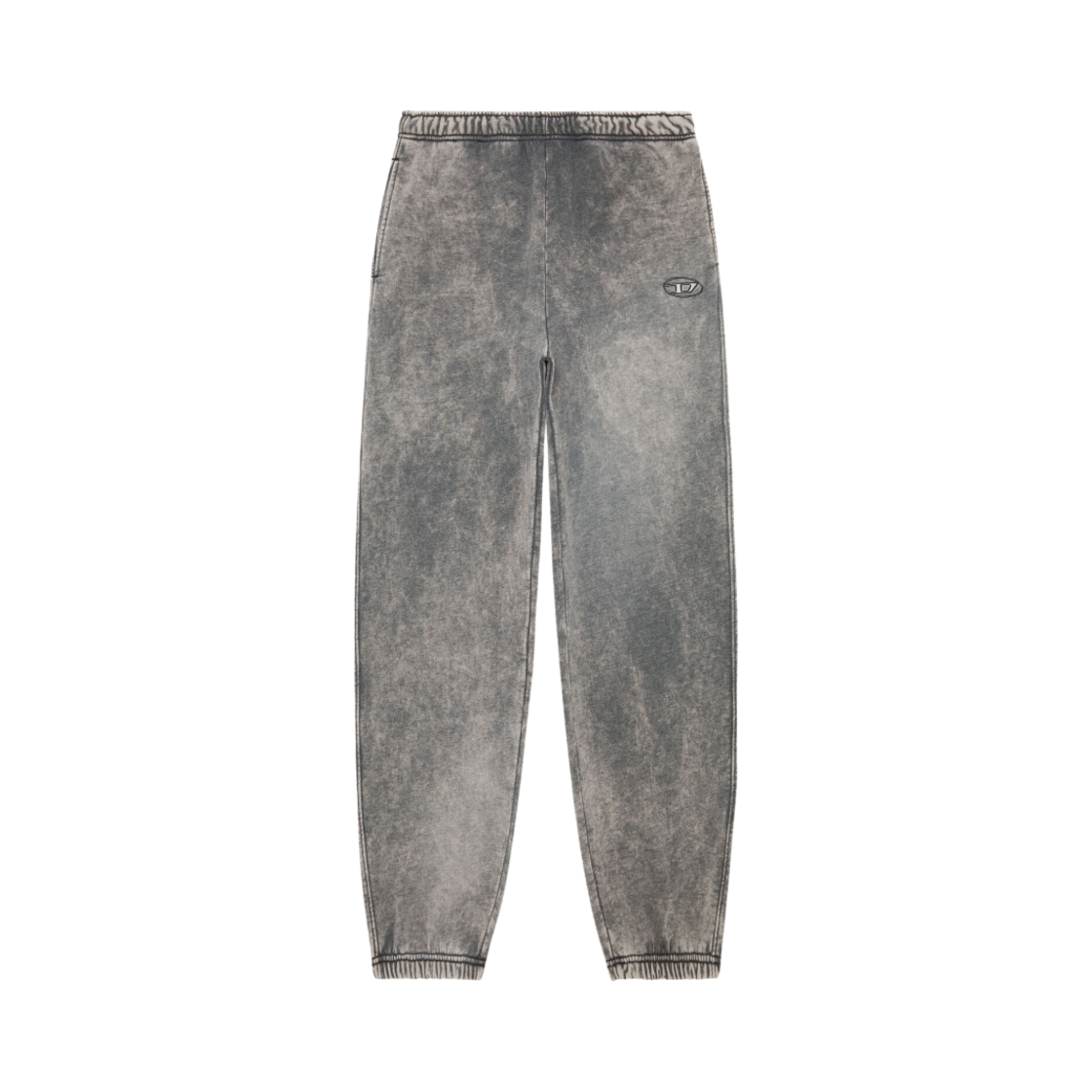 A085450AIJJ-900 Diesel P-Marky Overdyed Track Pants with Logo Black