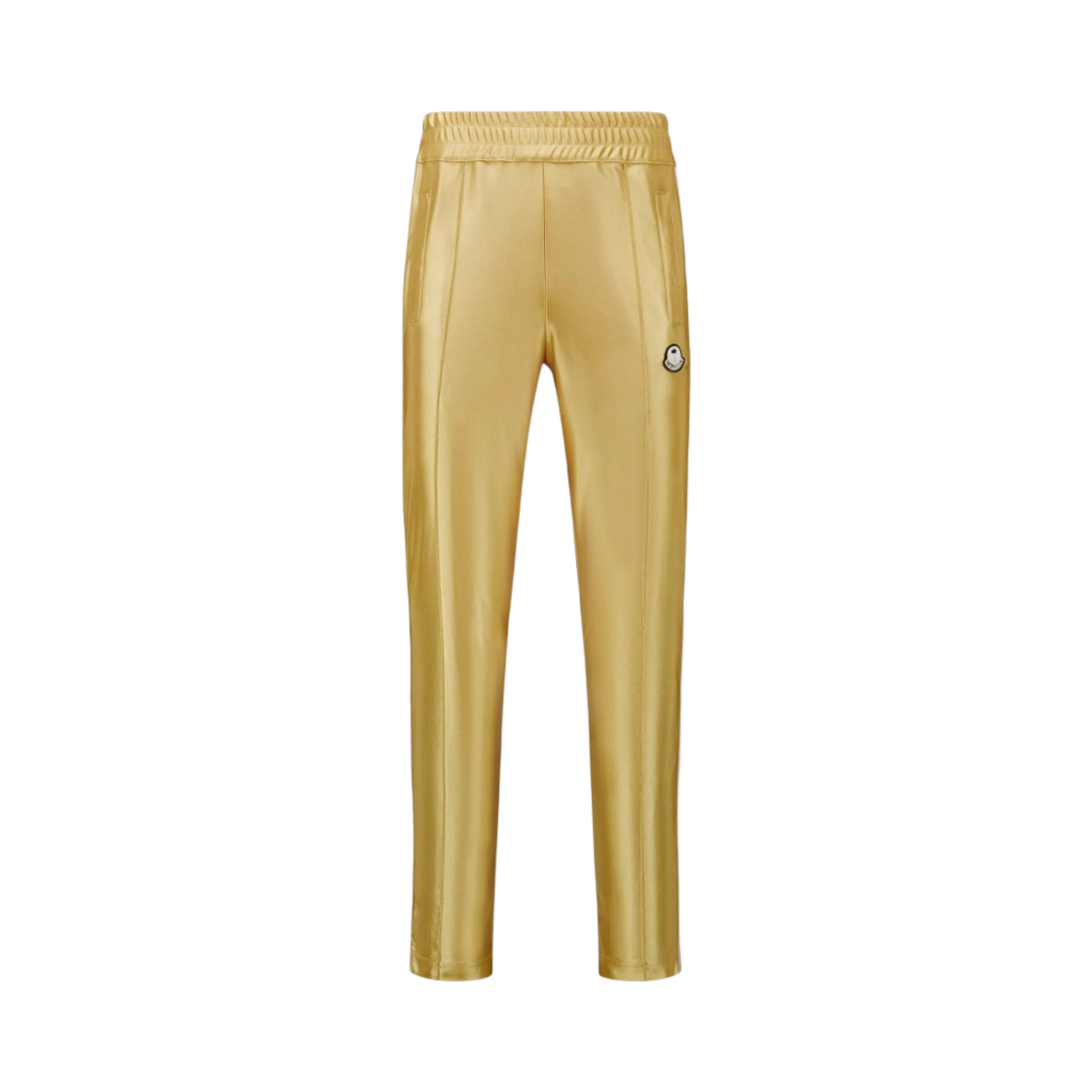 몽클레르 x 팜 엔젤스 샤이니 스웨트팬츠 골든 옐로우 - 22FW(Moncler x Palm Angels Shiny Sweatpants Golden Yellow - 22FW) - 1
