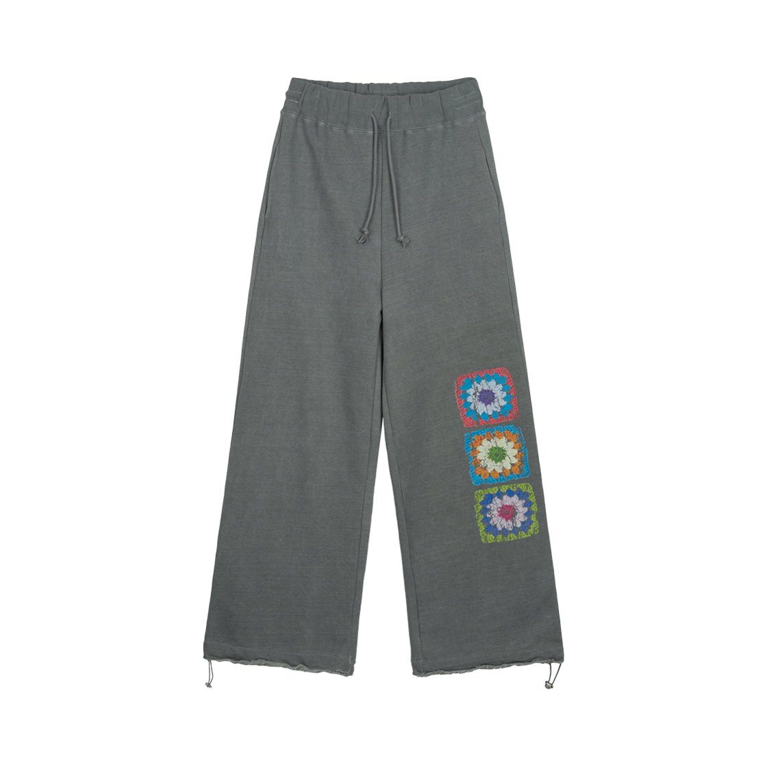 R4AN011CHOS ROCCI ROCCI Crochet 2way Sweat Pants Charcoal