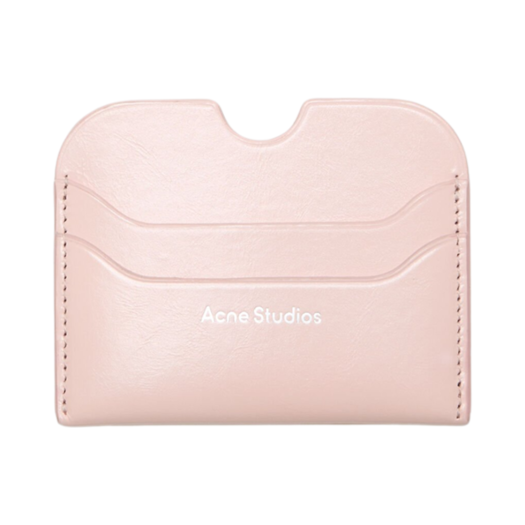 CG0274-AD5 Acne Studios Leather Card Holder Powder Pink
