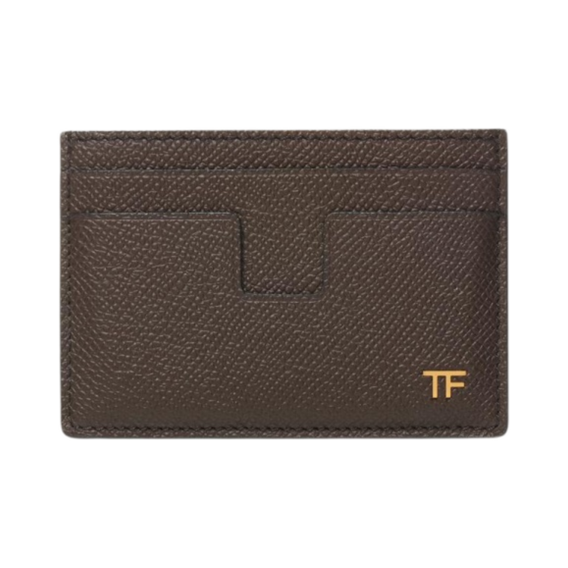 톰포드 스몰 그레인 레더 클래식 카드 홀더 브라운(Tom Ford Small Grain Leather Classic Card Holder Brown) - 1