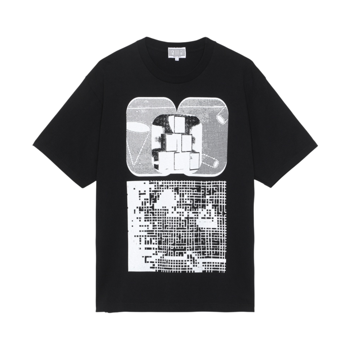 카브엠트 MD 블락 티셔츠 블랙 - 23SS(Cav Empt MD Blocked T-Shirt Black - 23SS) - 1