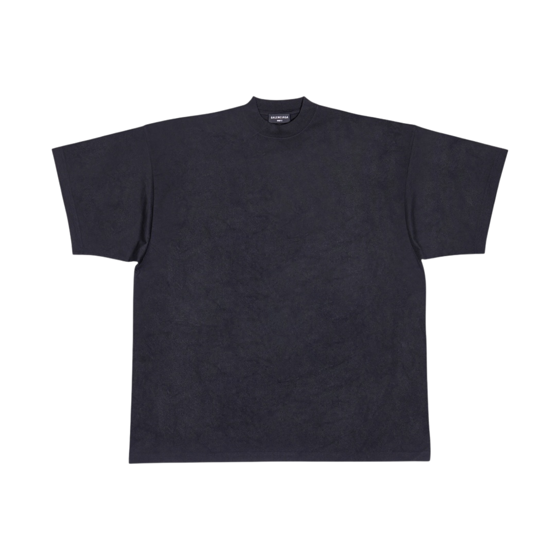 (W) 발렌시아가 탭 오버사이즈 티셔츠 블랙((W) Balenciaga Tab Oversized T-Shirt Black) - 1