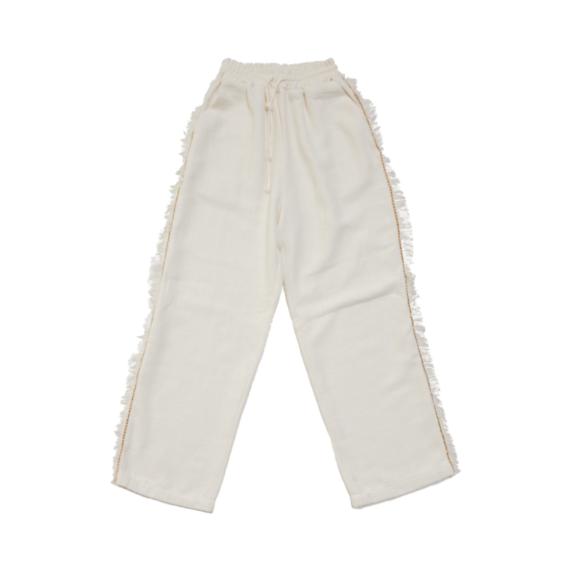 GT24FW21 IV The Greatest Tweed Banding Pants Ivory