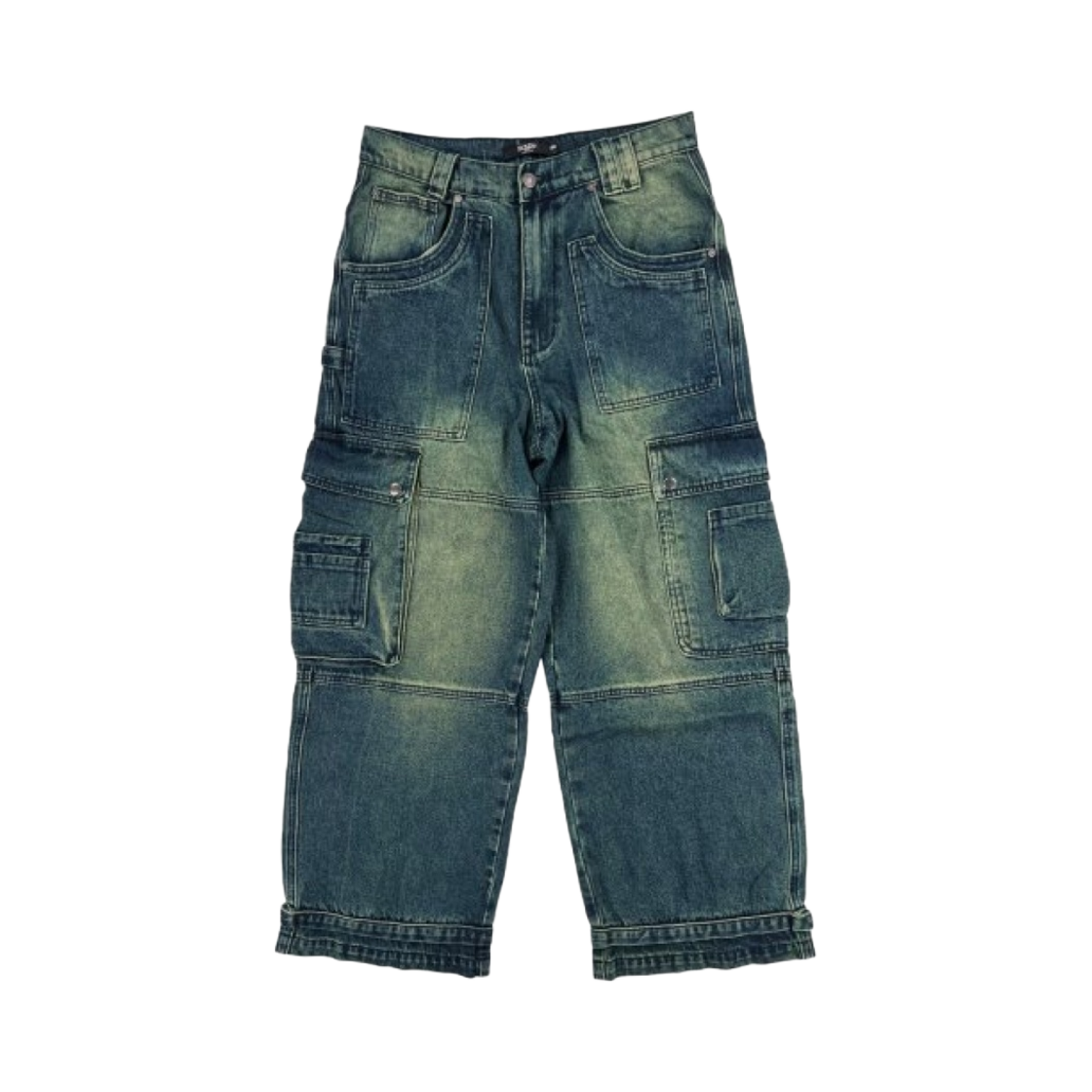 JMJE2729 Jaded London Monster Cargo Jeans Sandblast