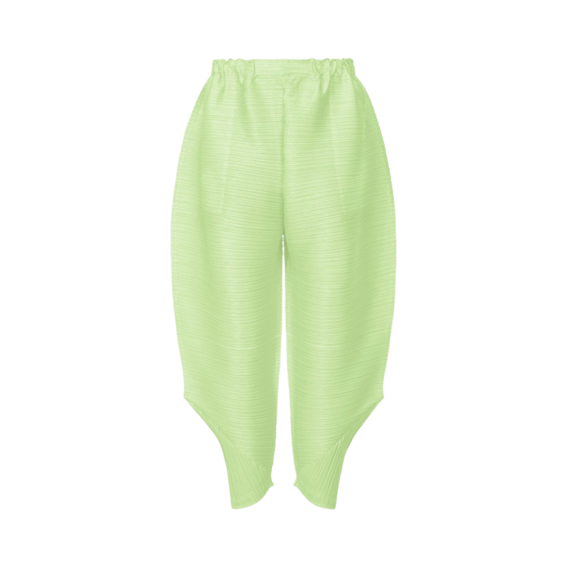 (W) 플리츠 플리즈 이세이 미야케 MC 메이 테이퍼드 팬츠 파스텔 그린((W) Pleats Please Issey Miyake MC May Tapered Pants Pastel Green) - 1