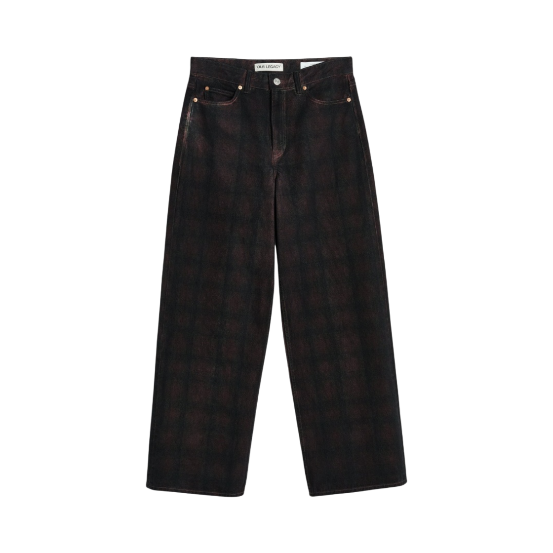 (W) 아워레가시 풀컷 오버다이드 빅 럼버체크 프린트((W) Our Legacy Full Cut Overdyed Big Lumbercheck Print) - 1