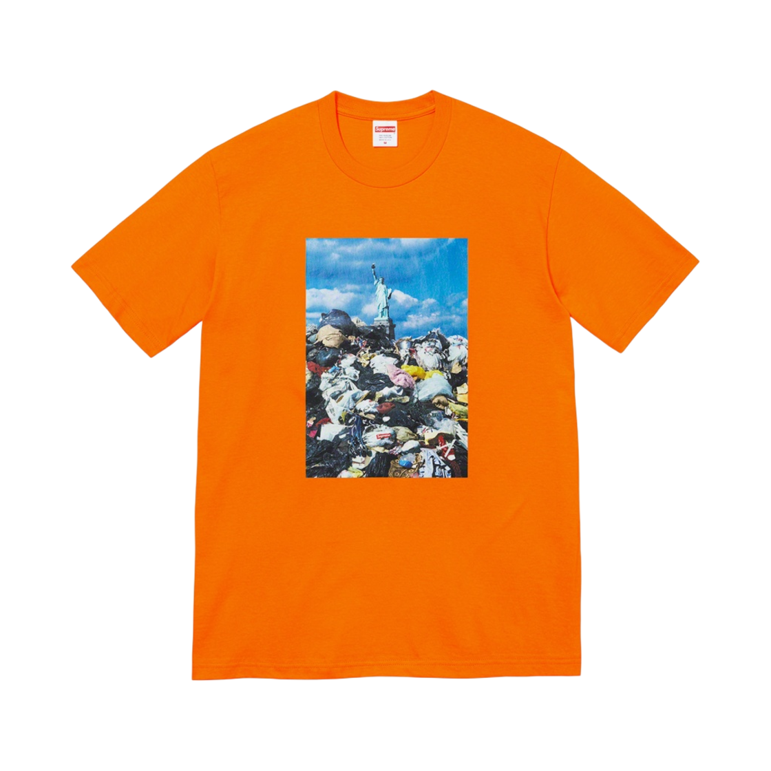 슈프림 트래시 티셔츠 오렌지 - 22FW(Supreme Trash T-Shirt Orange - 22FW) - 1