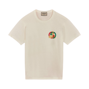 Palace x Gucci Printed Heavy Cotton Jersey T-Shirt White - 22FW