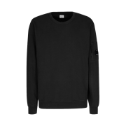 C.P. Company Light Fleece Crewneck Sweatshirt Black - 22SS