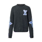 Louis Vuitton Chunky Wool Blend Pullover Volcanic Ash