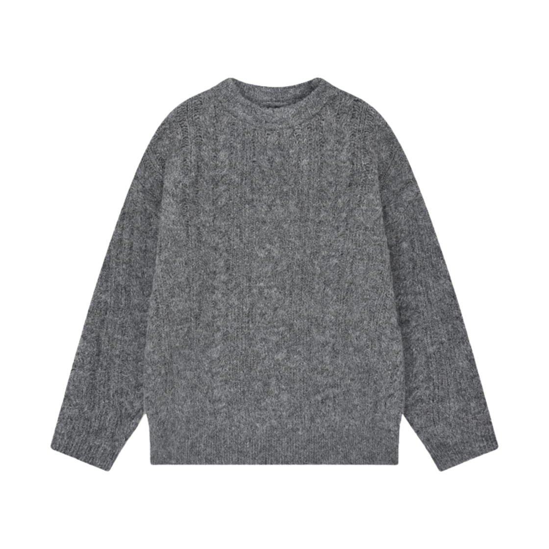GT24WINTER02 GY The Greatest Cable Knit Gray