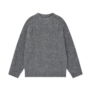 The Greatest Cable Knit Gray