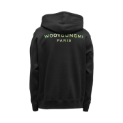 Wooyoungmi Chrome Back Logo Hoodie Black - 23FW