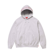 Supreme Jacquard Stripe Hooded Sweatshirt Ash Grey - 24SS