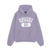 Stussy 80 Relaxed Hoodie Ash Purple