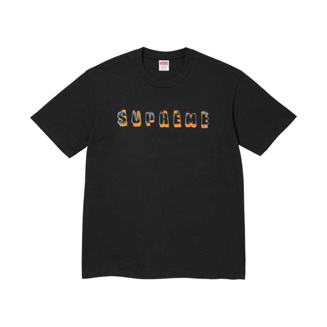 슈프림 스텐실 티셔츠 블랙 - 23FW