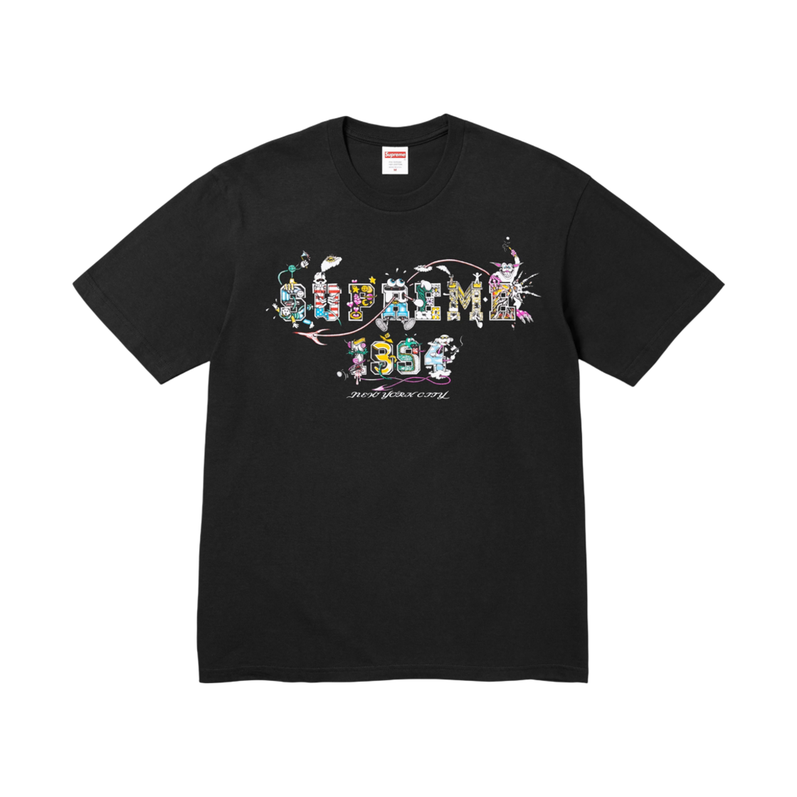 슈프림 바시티 티셔츠 블랙 - 24SS(Supreme Varsity T-Shirt Black - 24SS)