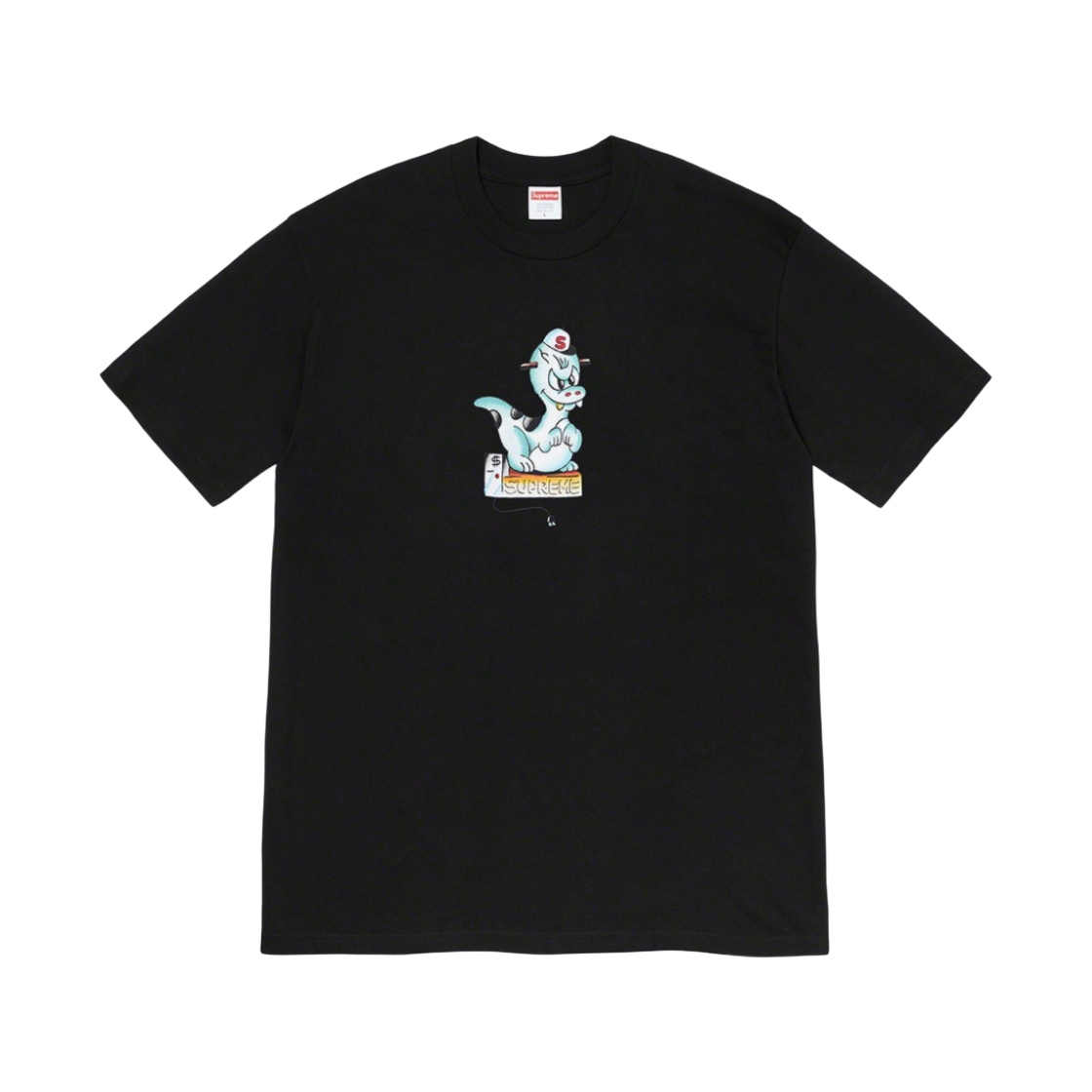 슈프림 다이노소어 티셔츠 블랙 - 20SS(Supreme Dinosaur T-Shirt Black - 20SS) - 1