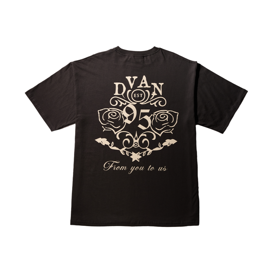 드반 자뎅 드 드반 티셔츠 차콜(DVAN Jardin De Half Sleeve T-Shirt Charcoal)