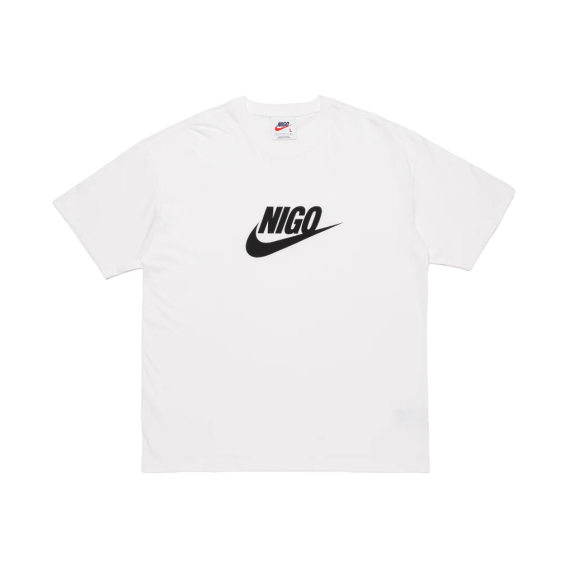 나이키 x 니고 티셔츠 화이트 (FV5943-100)(Nike x Nigo T-Shirt White (FV5943-100))