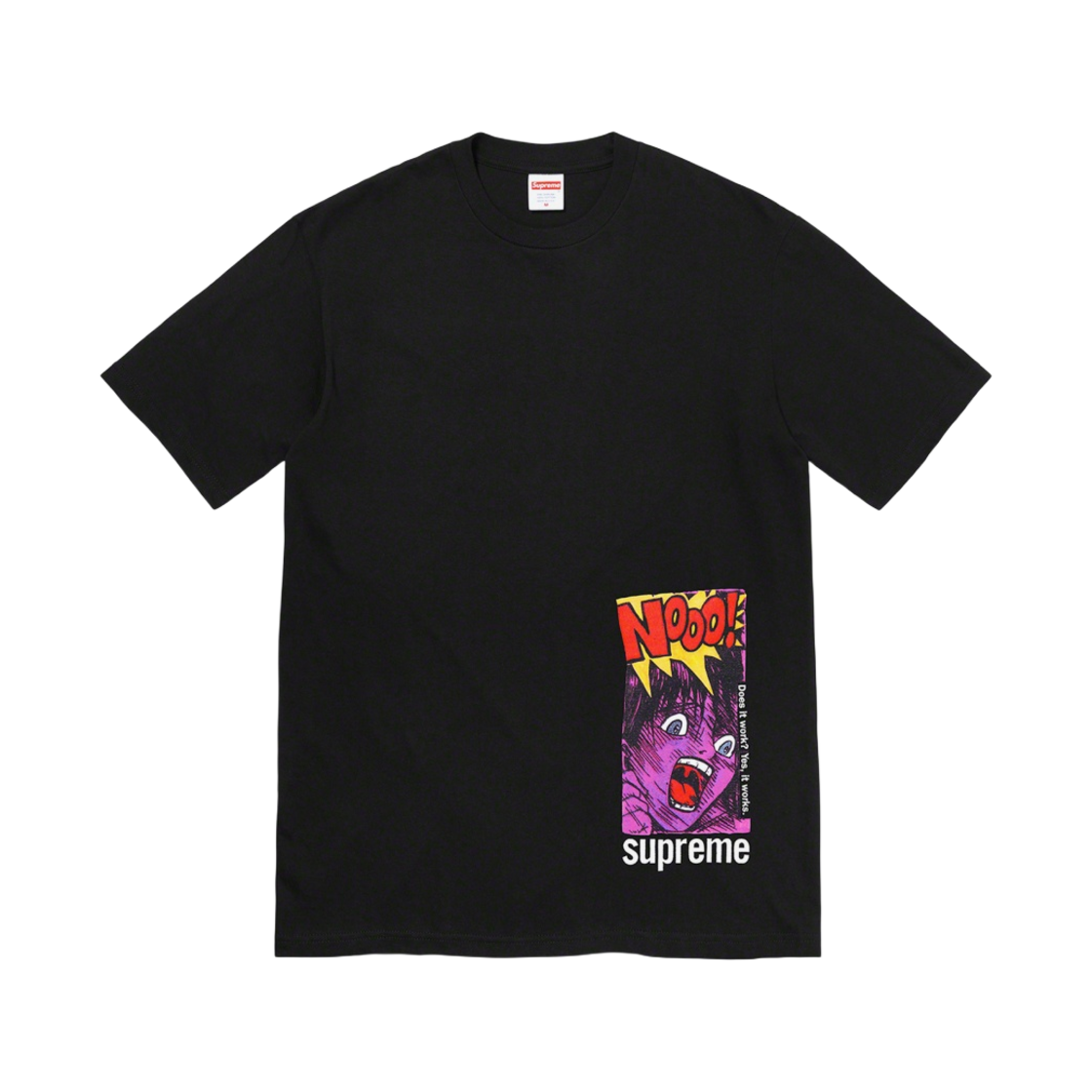 - Supreme Does It Work T-Shirt Black - 21SS