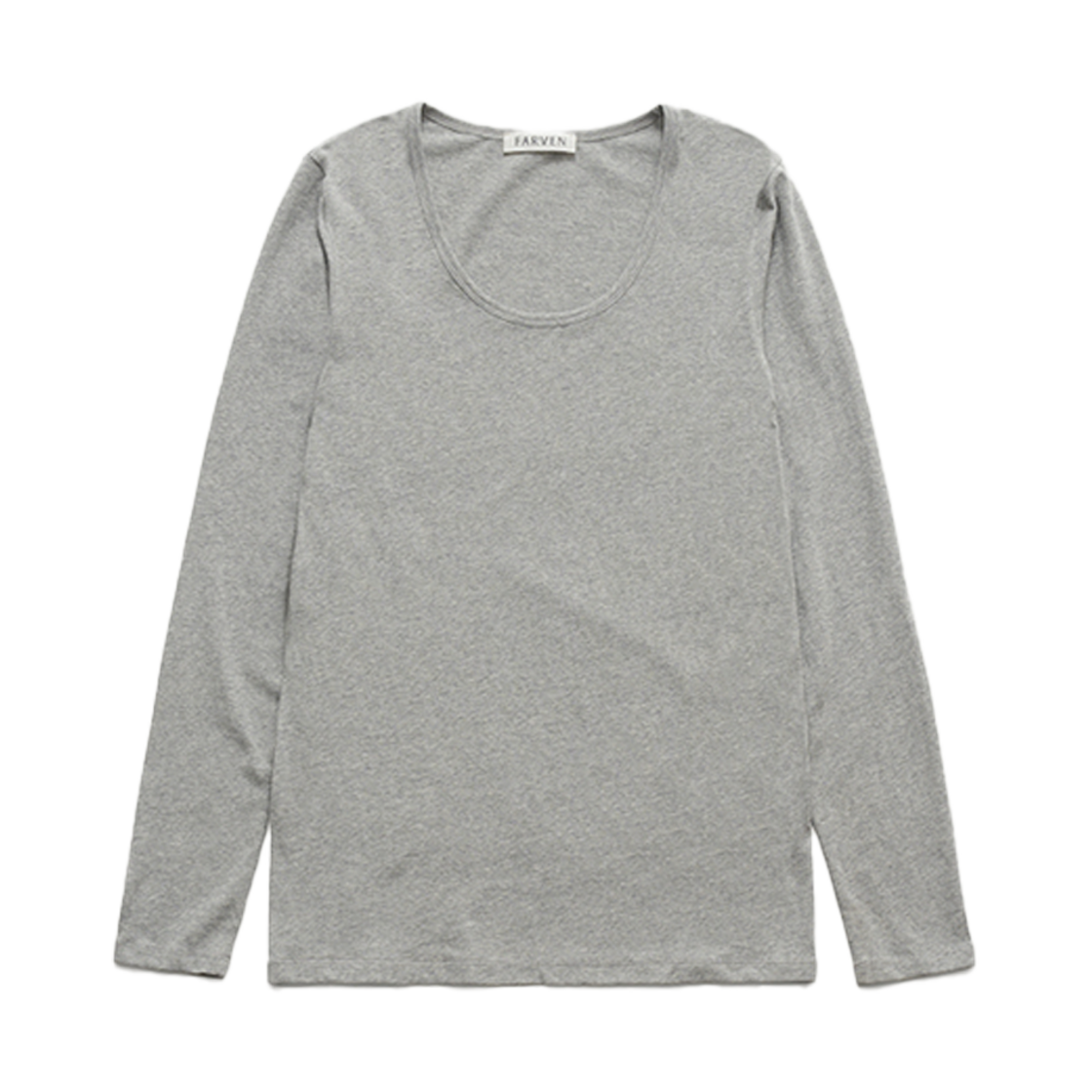 FV25A_TS01GR000 FARVEN Seed Cotton Long Sleeve Gray