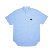 Play Comme des Garcons Striped S/S Shirt Light Blue