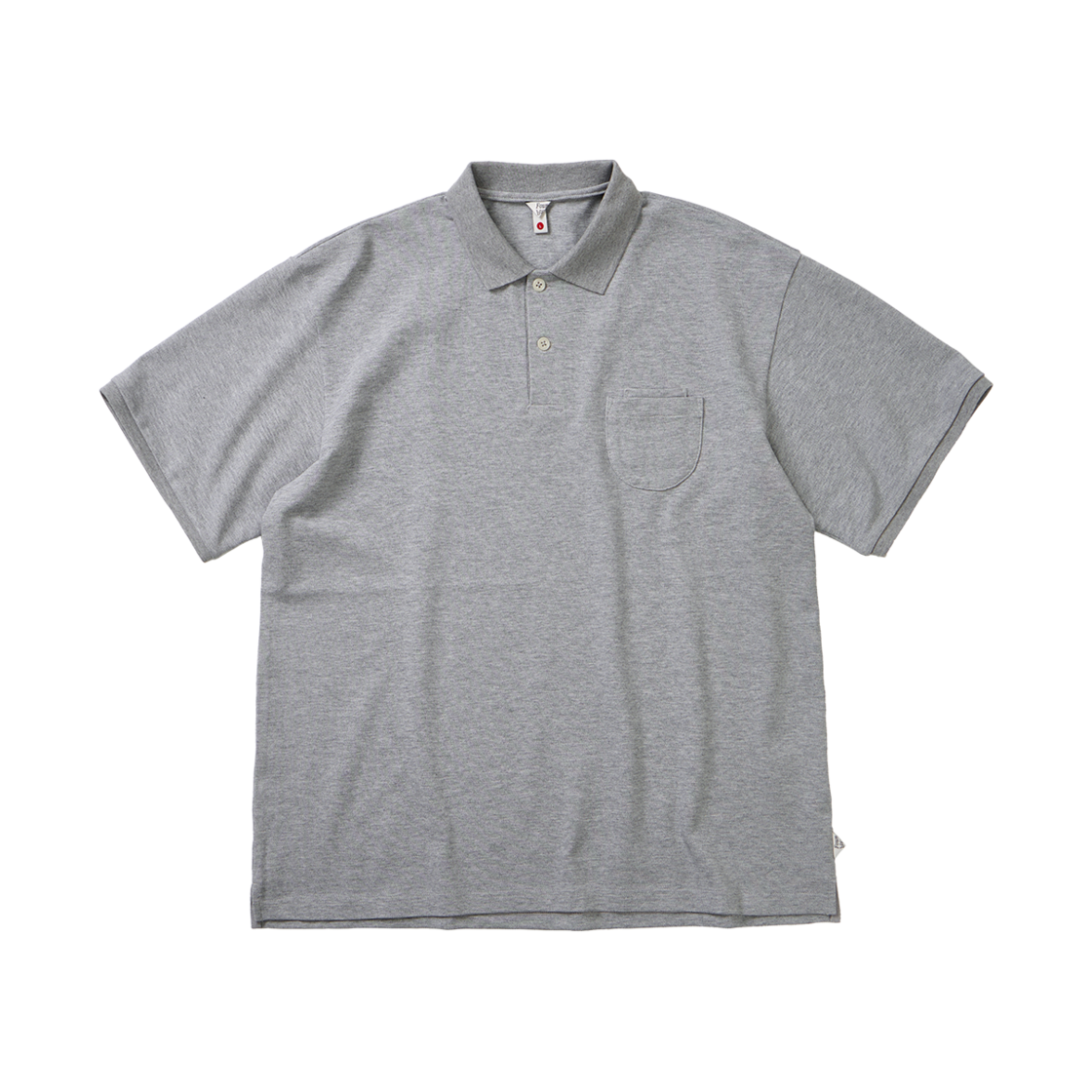 파운드포켓 에이치에스 폴로 셔츠 그레이(Found Pocket H/S Polo Shirt Grey)