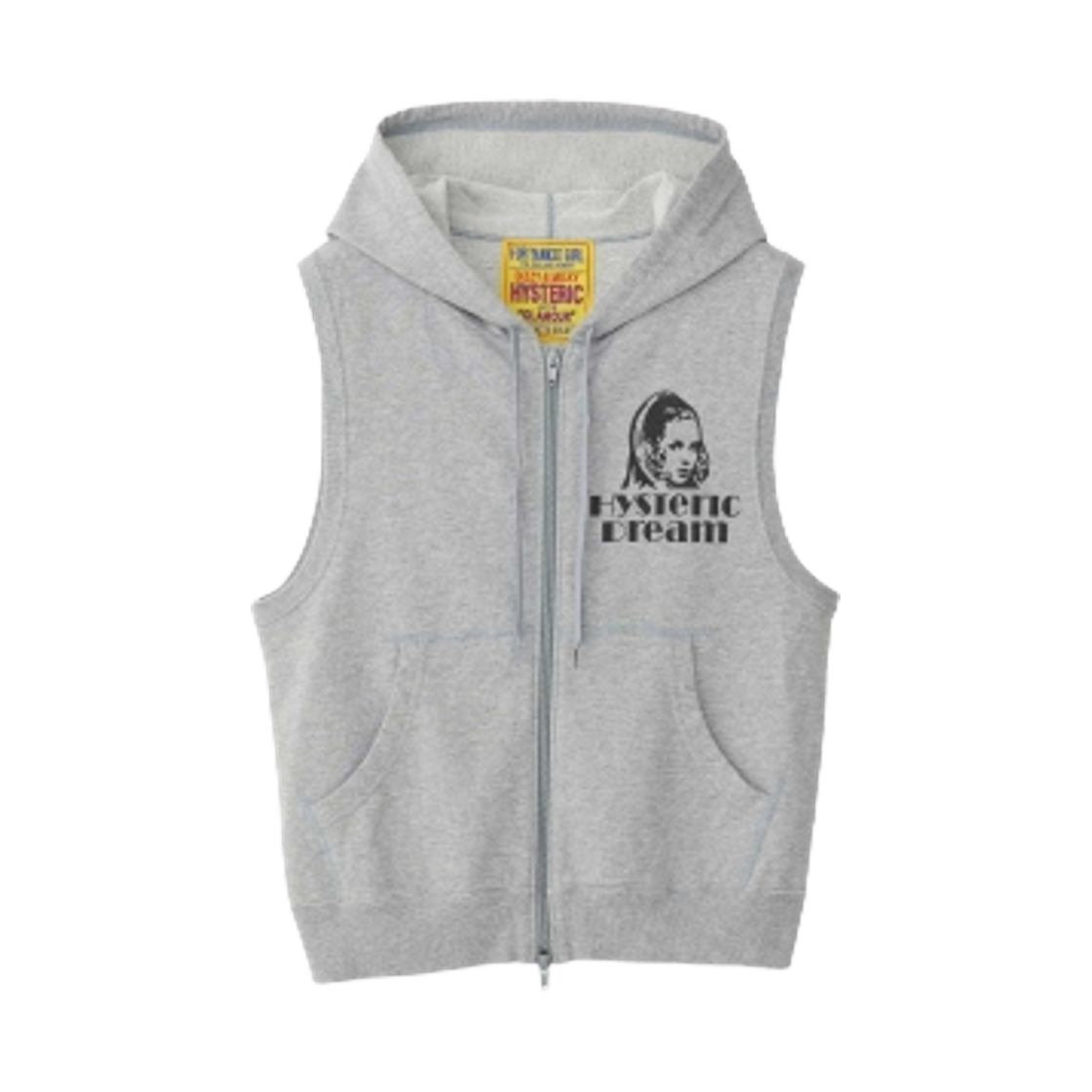 (W) 히스테릭 글래머 히스테릭 드림 베스트 탑 그레이((W) Hysteric Glamour Hysteric Dream Best Top Gray) - 1