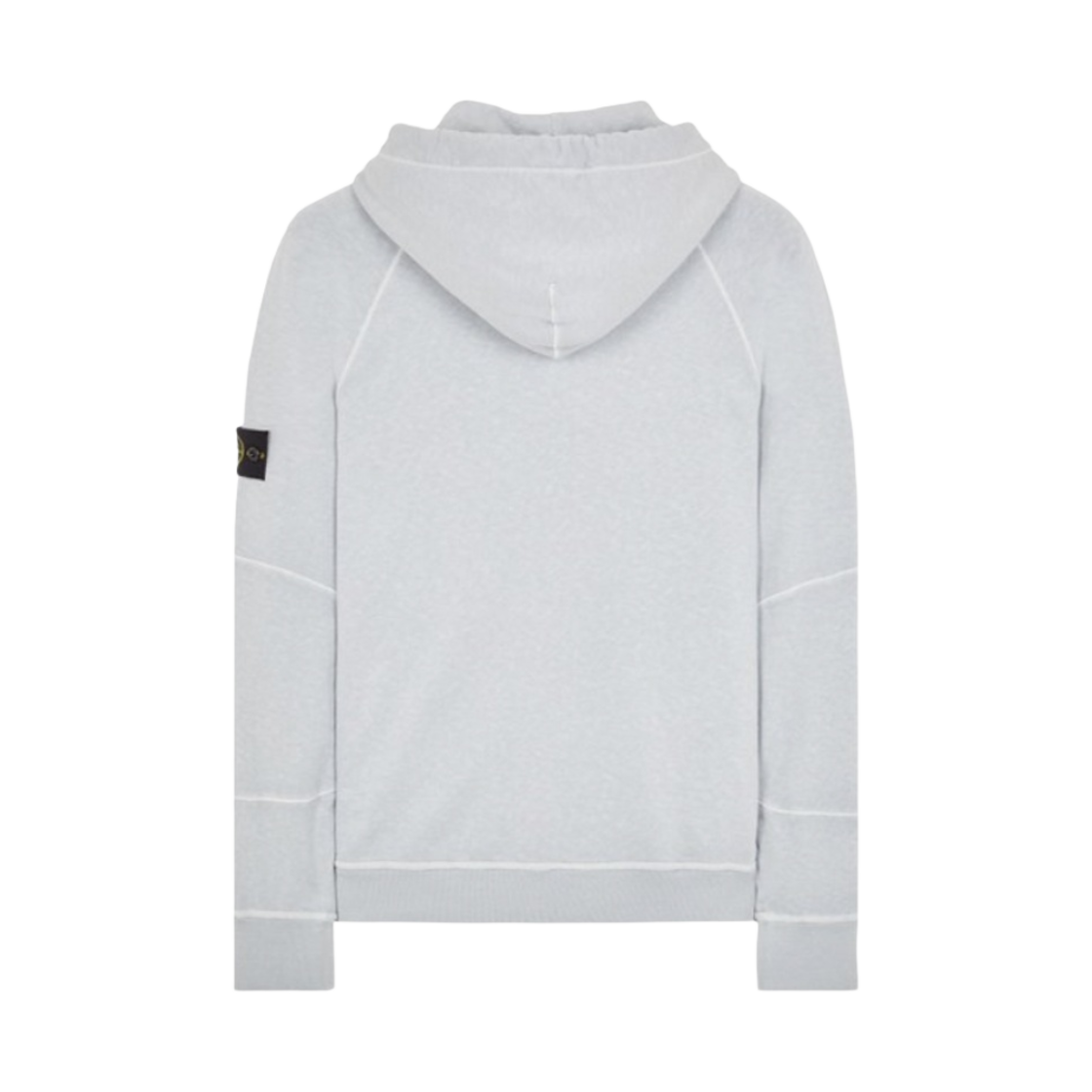 스톤 아일랜드 63160 올드 트리트먼트 후드 풀 집업 스웨트셔츠 스카이 블루 - 24SS(Stone Island 63160 Old Treatment Hooded Full Zip Sweatshirt Sky Blue - 24SS) - 2