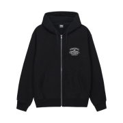 Stussy Worldwide Zip Hoodie Black