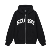 Stussy Block Sport Zip Hoodie Black