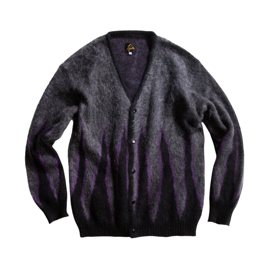 니들스 모헤어 가디건 플레임 블랙 - 스컬프스토어 한정(Needles Mohair Cardigan Flame Black - Sculpstore Exclusive) - 1