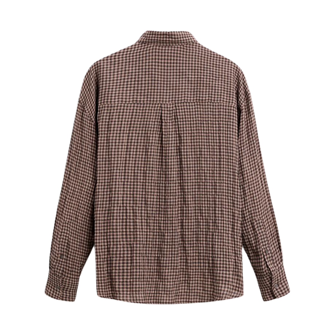 자라 텍스처드 체크 셔츠 카키(Zara Textured Check Shirt Khaki) - 2