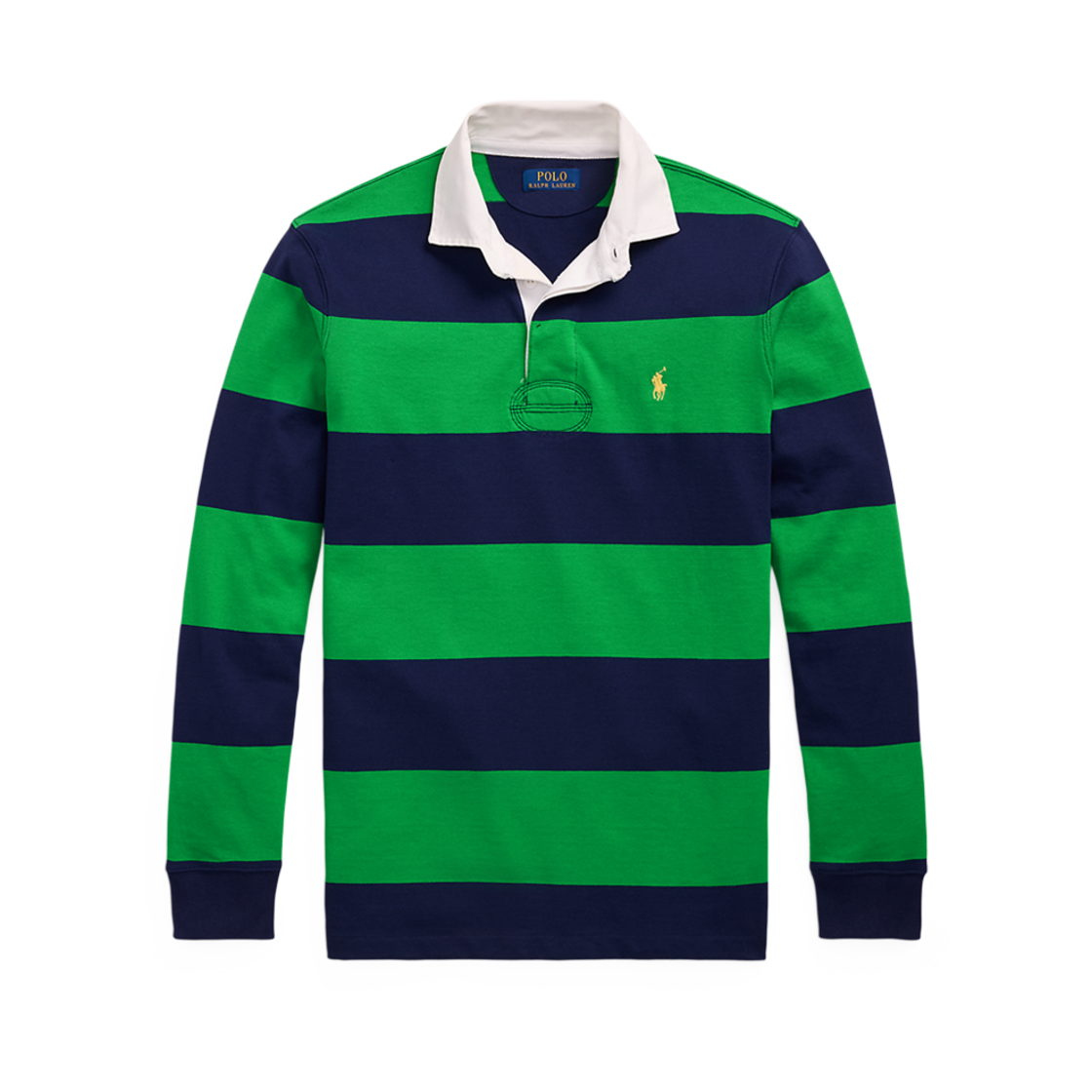 KM5CTSLRLD5NY [30% 적립] Polo Ralph Lauren Classic Fit Striped Jersey Rugby Shirt Navy - 25FW - 대표 이미지 #1