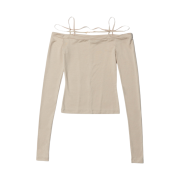 (W) Jacquemus Le T-Shirt Sierra Beige
