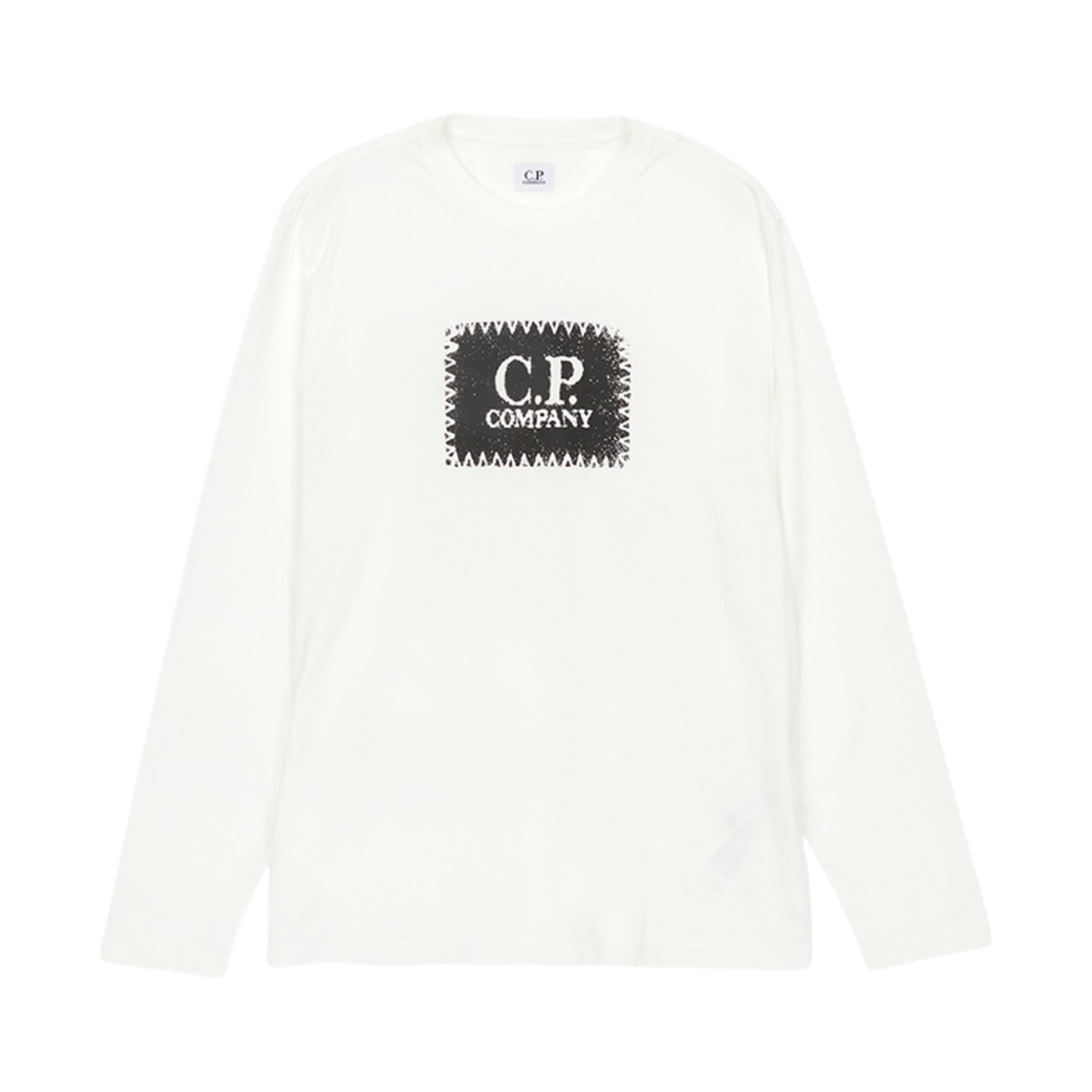 18CMTS137A005100W103 C.P. Company Long Sleeve T-Shirt White - 25SS