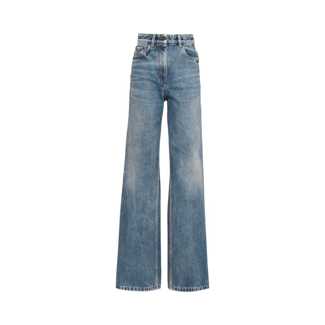 (W) 프라다 파아브 포켓 데님 진 스카이 블루((W) Prada Five-Pocket Denim Jeans Sky Blue) - 1