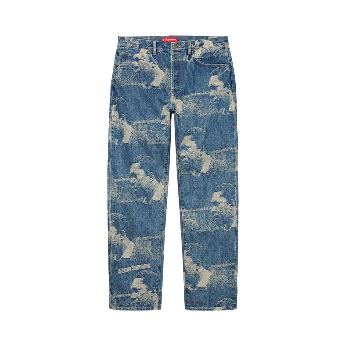 슈프림 존 콜트레인 어 러브 슈프림 레귤러 진 블루 - 21FW