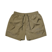 Our Legacy Work Shop Nylon Taffeta Running Shorts Olive