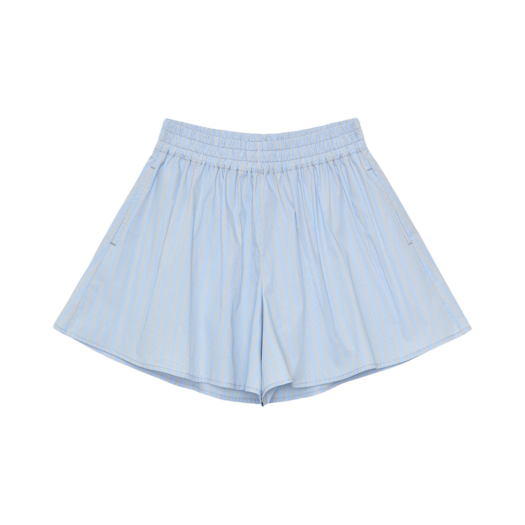 253LWBPNT025 Enzoblues Light Wide Banding Shorts Sky