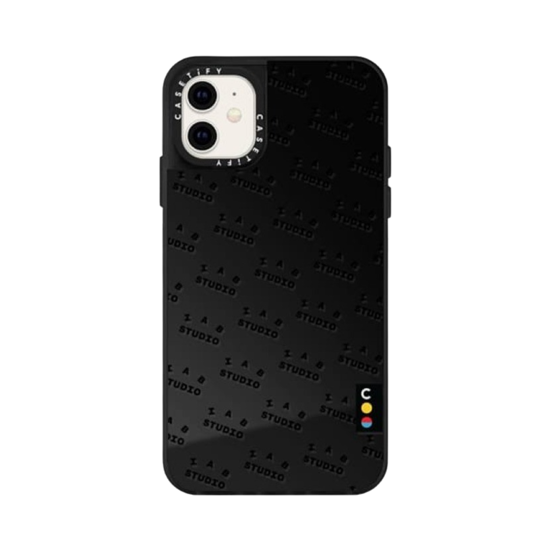 케이스티파이 x 아이앱 스튜디오 아이폰 블랙 모노그램 로고 미러 케이스 블랙(Casetify x IAB Studio iPhone Black Monogram Logo Mirror Case Black) - 6