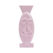 Stussy Mask Ceramic Vase Lavender