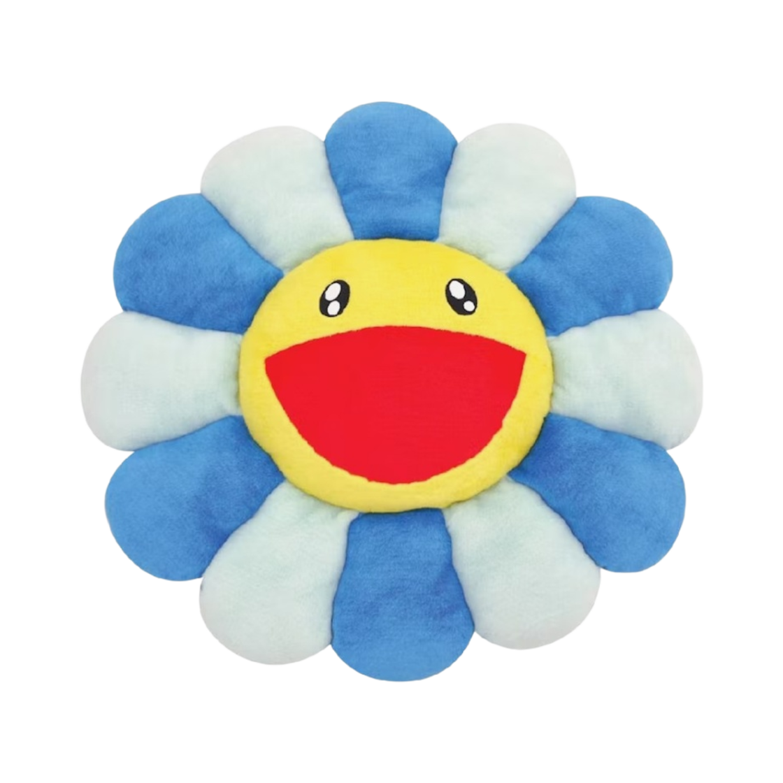 - Kaikai Kiki Flower Cushion 30cm Turquoise Blue Yellow - 대표 이미지 #1