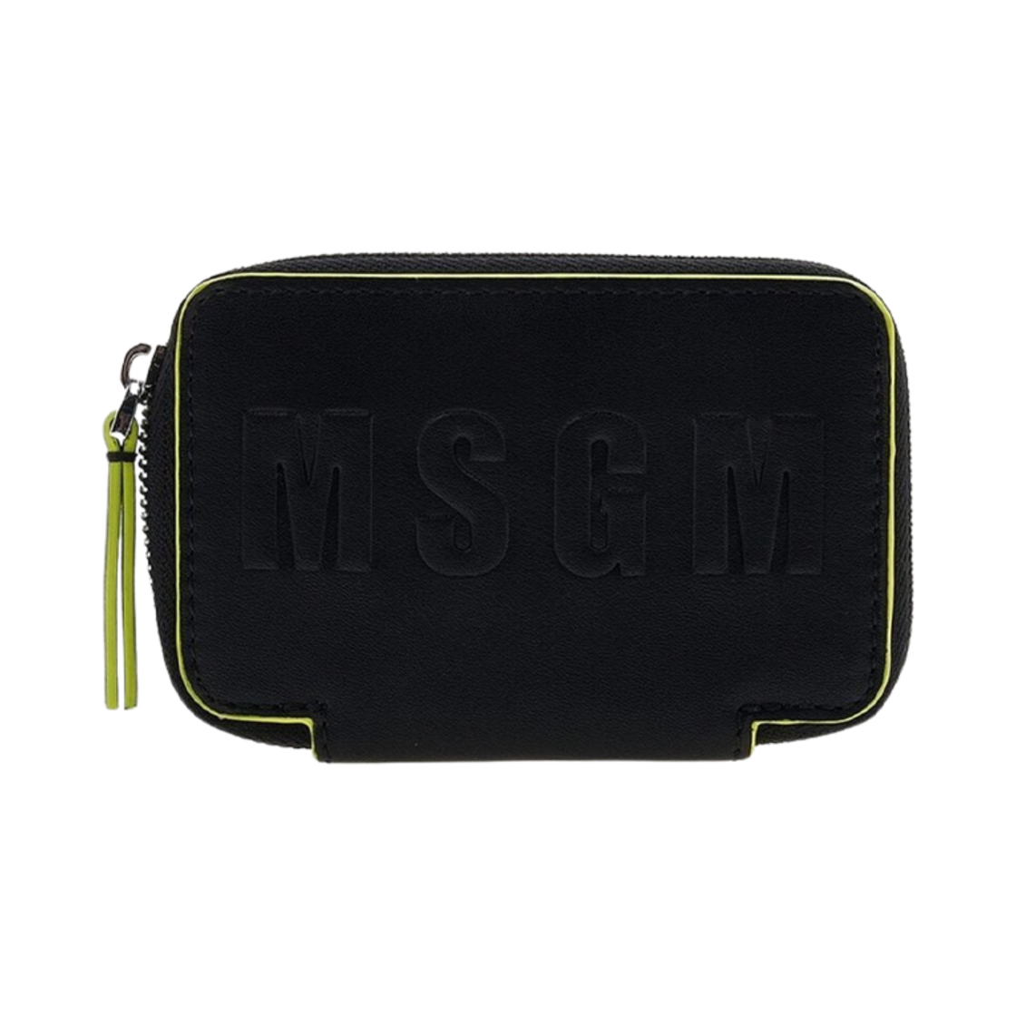 엠에스지엠 로고 집 어라운드 월렛 블랙(MSGM Logo Zip Around Wallet Black)